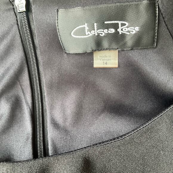 Chelsea Rose Women’s Sleeveless Knee Length Dress size 14 US, Solid Black - Picture 7 of 13